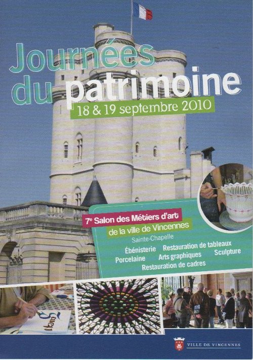Journ e Du Patrimoine En Restauration D oeuvres D art
