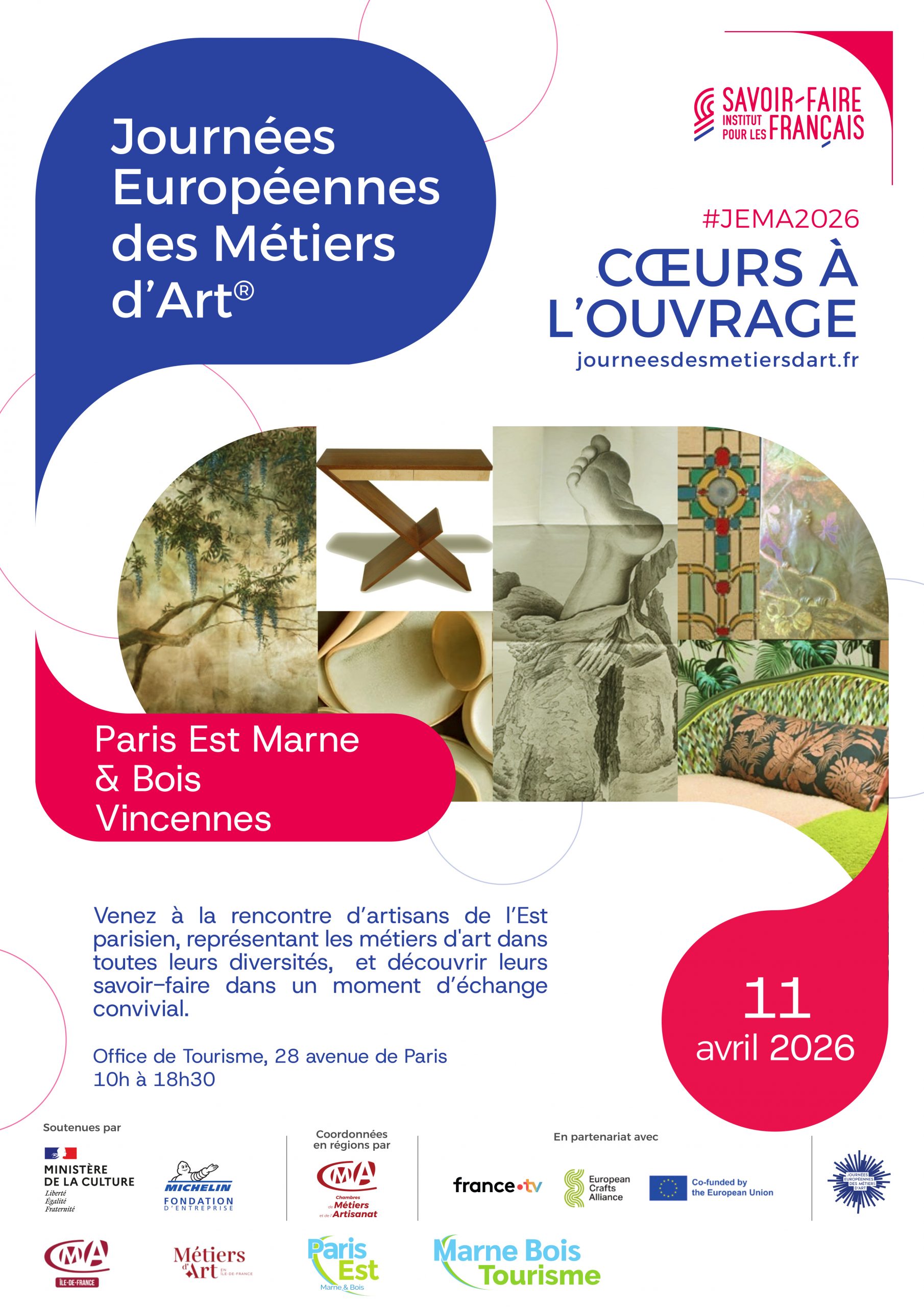 Atelier Candice Carpentier à Vincennes pour les JEMA 2026